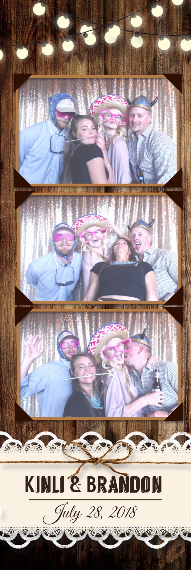 Kinli and Brandon's Wedding | View more photos from the event at gallery.photoboothbillings.com/u/PhotoBoothBillings/Kinli-and-Brandons-Wedding